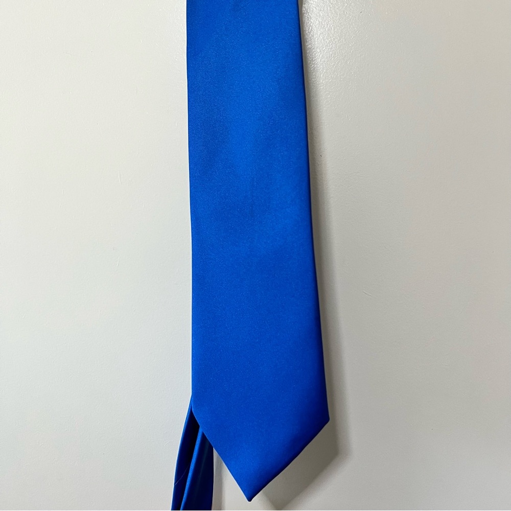 Gioberti Polyester Neck Tie, Royal Blue